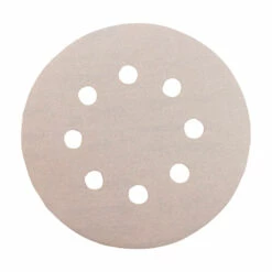 Makita 5 in. Aluminum Oxide Hook and Loop Sanding Disc 240 Grit Very Fine 50 pk Each Pack Qty: 50