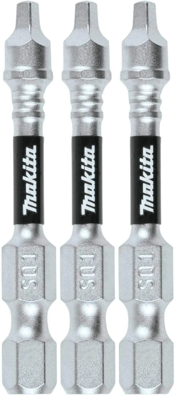Makita E-00795 Impact XPS #1 Square 2" Power Bit, 3/pk 1 Makita E-00795 Impact XPS #1 Square 2" Power Bit, 3/pk