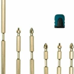 Makita B-44987 Impact GOLD Double-Ended Power Bits with Mag Boost, 7 Piece