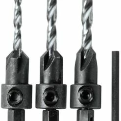 Makita A-99661 3 Pc. Countersink with Drill Bit Set with Hex Wrench