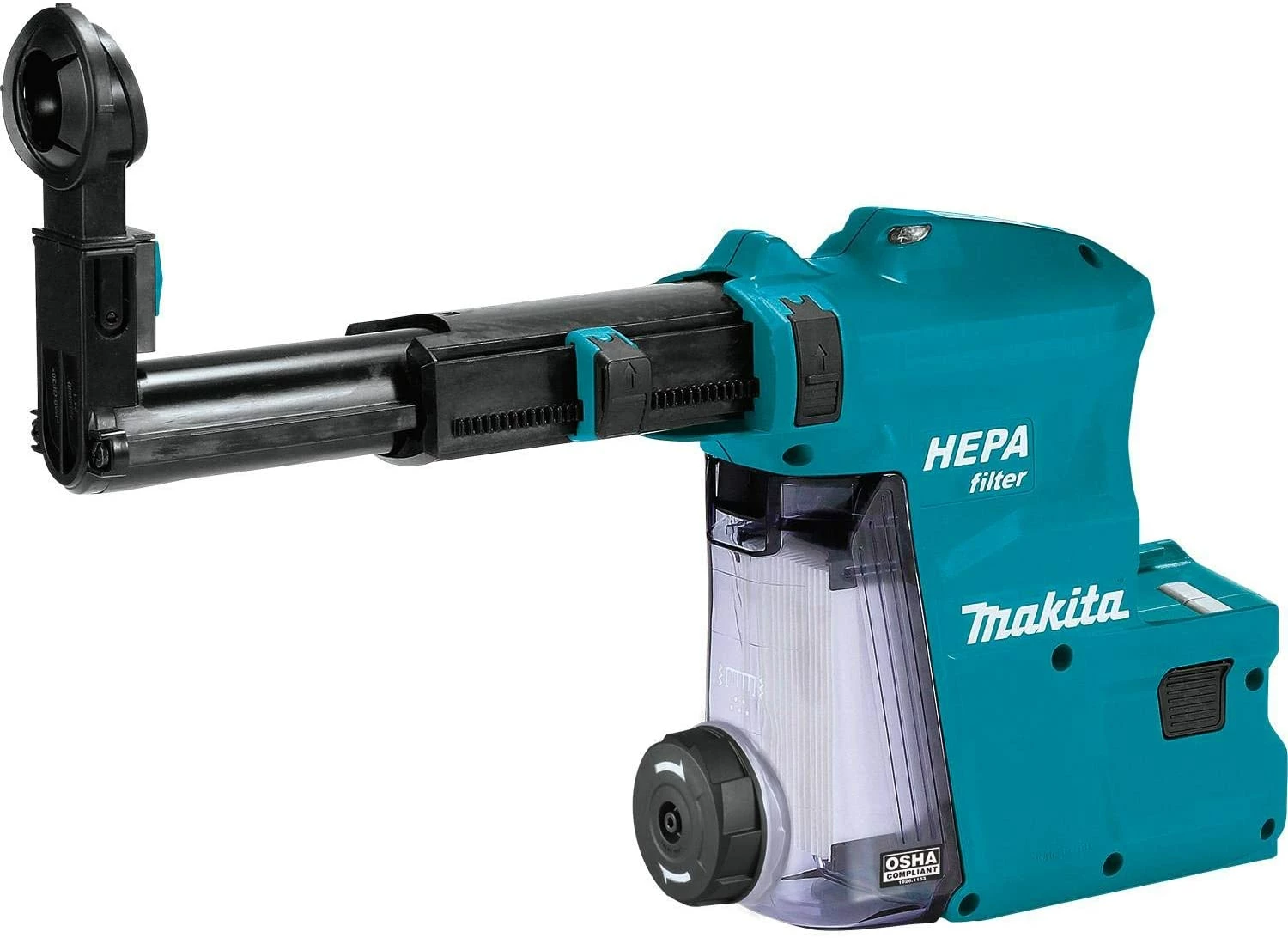 Makita DX09 Dust Extractor Attachment with Hepa Filter Cleaning Mechanism 1 Makita DX09 Dust Extractor Attachment with Hepa Filter Cleaning Mechanism