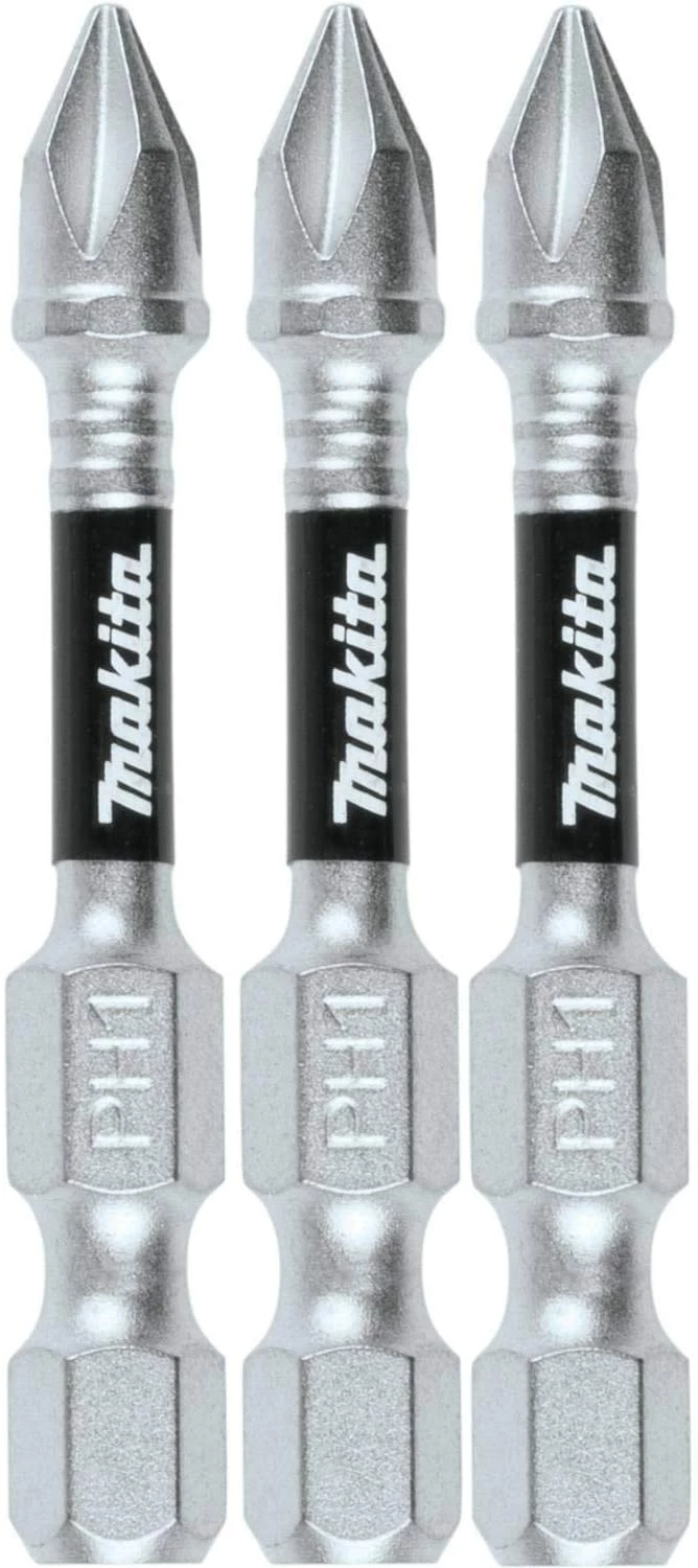Makita E-00767 Impact XPS #1 Phillips 2" Power Bit, 3/pk 1 Makita E-00767 Impact XPS #1 Phillips 2" Power Bit, 3/pk