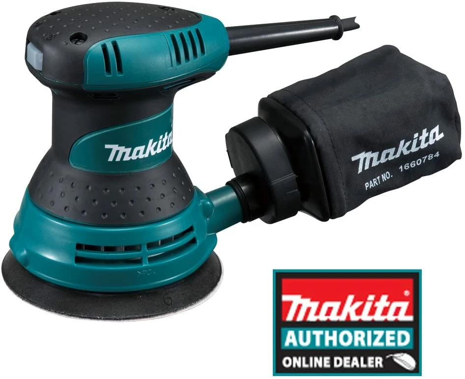 Makita BO5030K 5" Random Orbit Sander, with Tool Case, Teal 4 Makita BO5030K 5" Random Orbit Sander, with Tool Case, Teal - Image 4