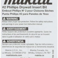 Makita A-98837 Impactx 2 Phillips Drywall 1â€³ Insert Bit, 2 Pack -Deals Makita Tools Store 712MsGHauVL. AC SL1500