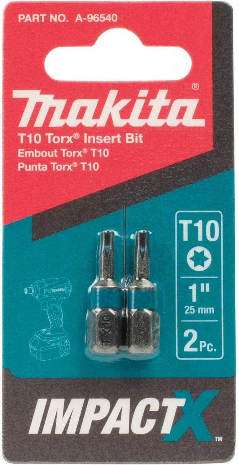 Makita A-96540 Impactx T10 Torx 1â³ Insert Bit, 2 Pack 3 Makita A-96540 Impactx T10 Torx 1â³ Insert Bit, 2 Pack - Image 3