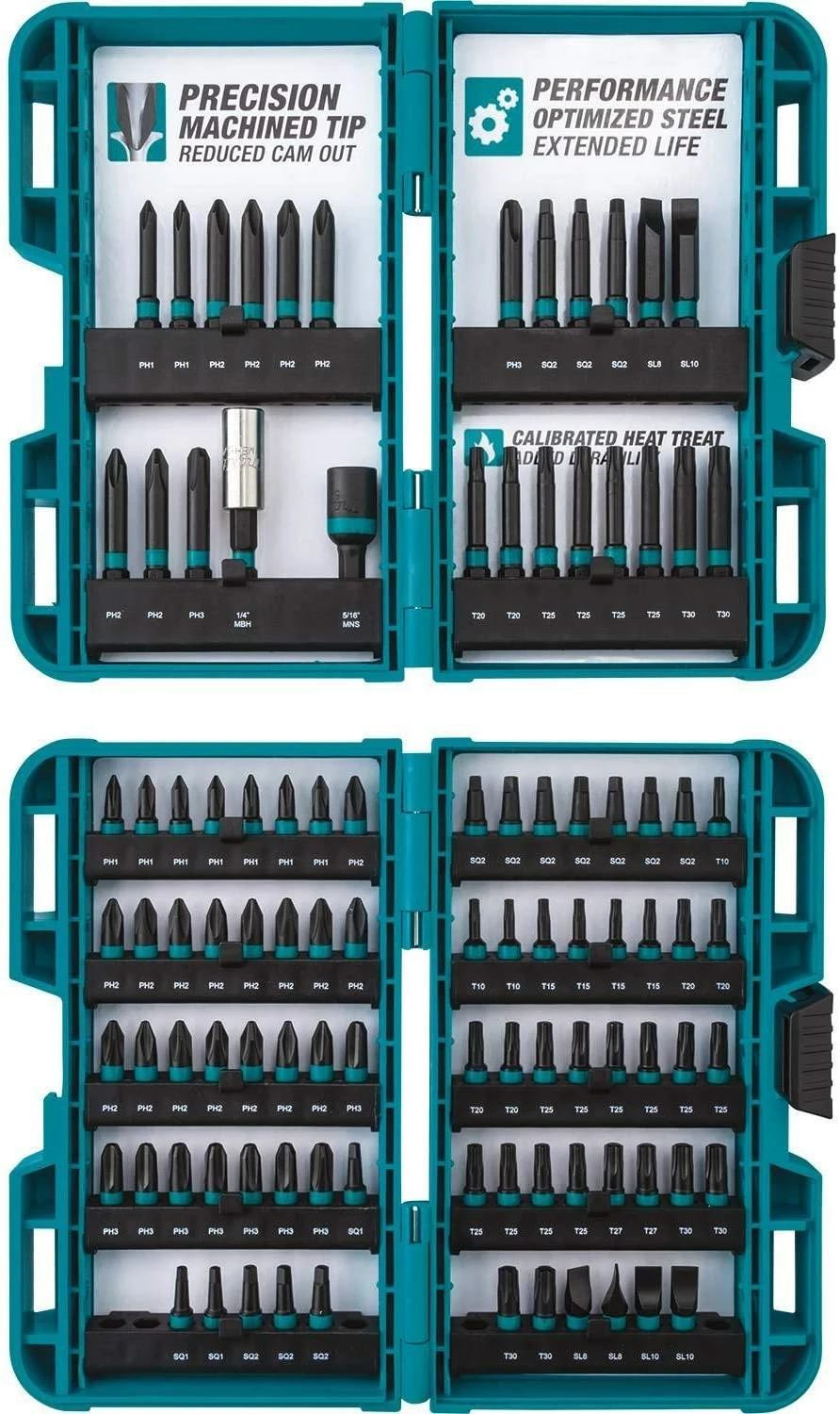 Makita E-00038 Impactx 100 Pc. Driver Bit Set 1 Makita E-00038 Impactx 100 Pc. Driver Bit Set