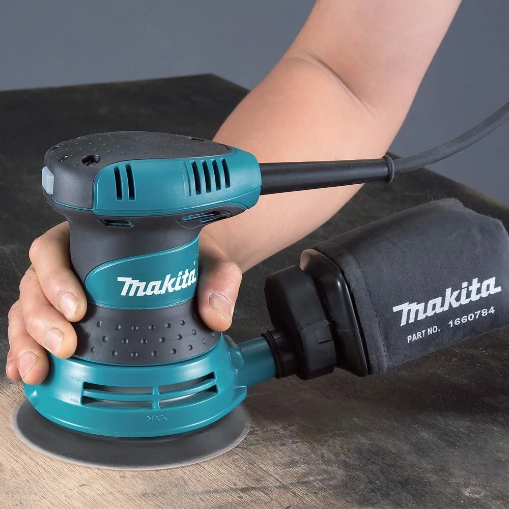 Makita BO5030K 5" Random Orbit Sander, with Tool Case, Teal 5 Makita BO5030K 5" Random Orbit Sander, with Tool Case, Teal - Image 5