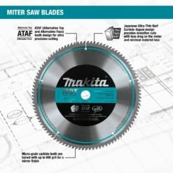 MAKITA 12" X 1" 100T MICRO POLISHED MITER SAW BLADE, A-93734 -Deals Makita Tools Store 71p0mWeY6pL. AC SL1500