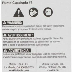 Makita A-96693 Impactx 1 Square Recess 2â€³ Power Bit, 2 Pack -Deals Makita Tools Store 71uE0QECiqL. AC SL1500