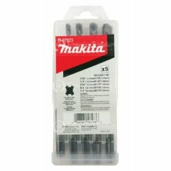 Makita 5 Piece - SDS-Plus Drill Bit Set For Rotary Hammers - Aggressive Drilling For Concrete & Masonry - Carbide Tipped Bits