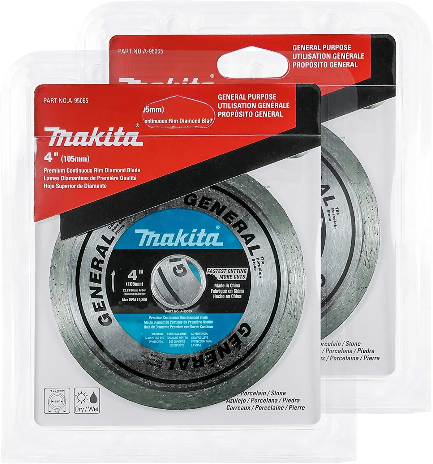 Makita 2 Pack - 4â Continuous Diamond Blades For 4â+ Grinders 5 Makita 2 Pack - 4â Continuous Diamond Blades For 4â+ Grinders - Image 5