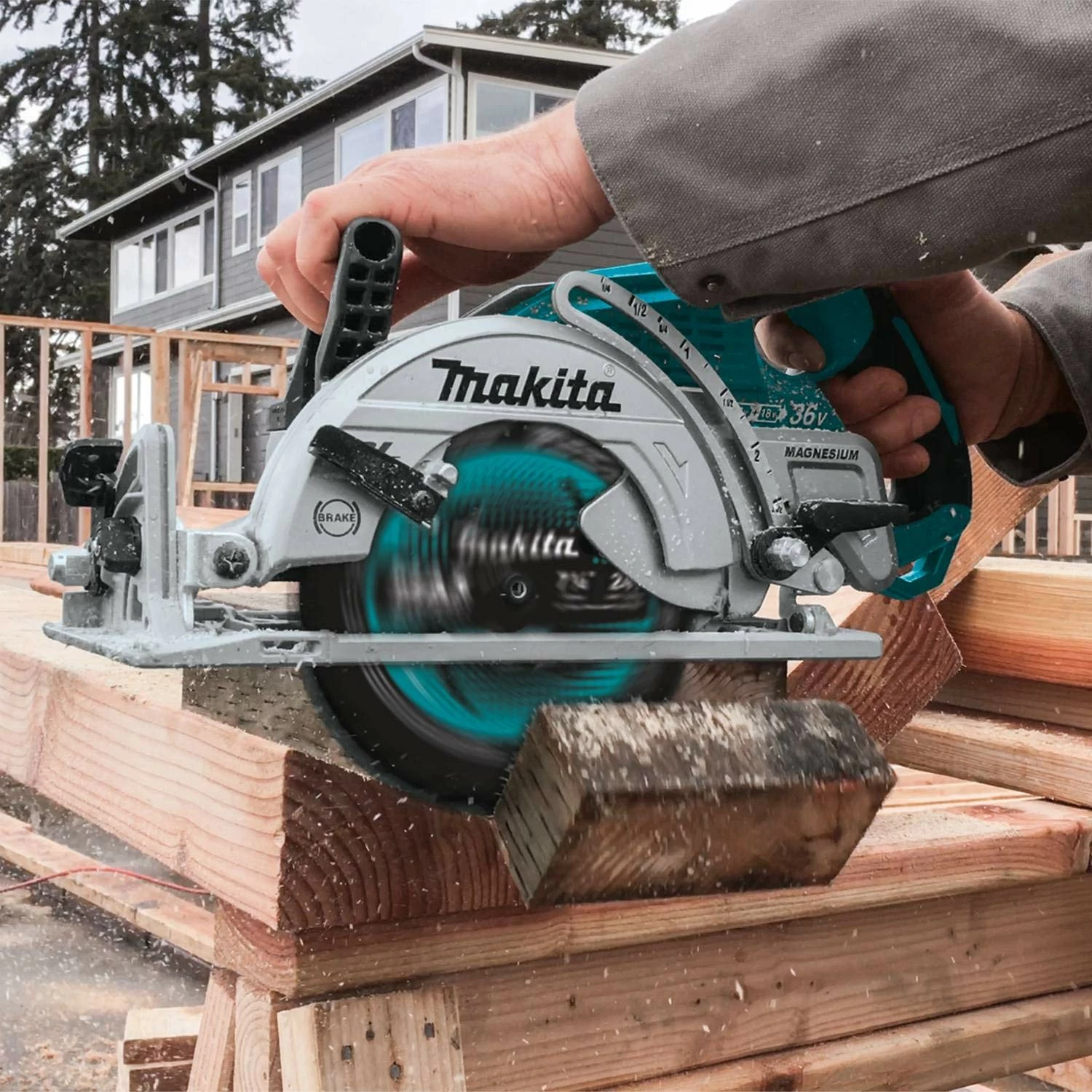 Makita B-61656-10 24T Carbide-Tipped Max Efficiency Circular Saw Blade, Framing, 7-1/4" 2 Makita B-61656-10 24T Carbide-Tipped Max Efficiency Circular Saw Blade, Framing, 7-1/4" - Image 2