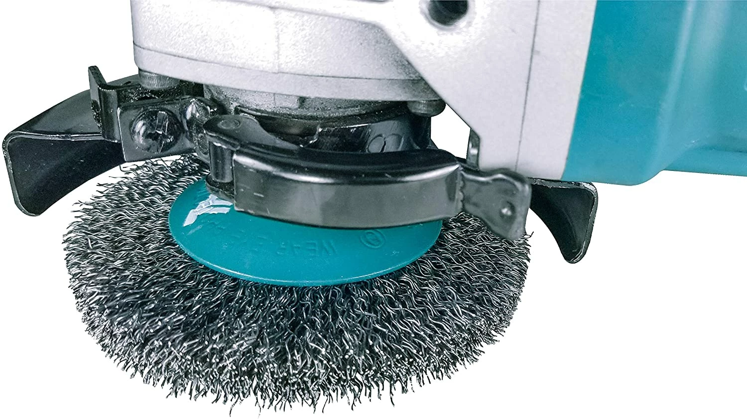 Makita 1 Piece - 4 Inch Crimped Wire Wheel Brush For Grinders - Light-Duty Conditioning For Metal - 4" x 5/8-Inch | 11 UNC 4 Makita 1 Piece - 4 Inch Crimped Wire Wheel Brush For Grinders - Light-Duty Conditioning For Metal - 4" x 5/8-Inch | 11 UNC - Image 4