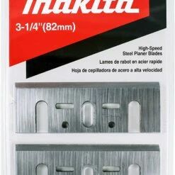 Makita 2 Piece - 3.25" HSS Planer Blades For 3.25" Planers - Fast Cutting For Hard Wood