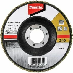 Makita 5 Pack - 40 Grit Flap Disc For Grinders - Aggressive Conditioning For Metal, Stainless Steel -Deals Makita Tools Store 914kpnEo7XL. AC SL1500 1