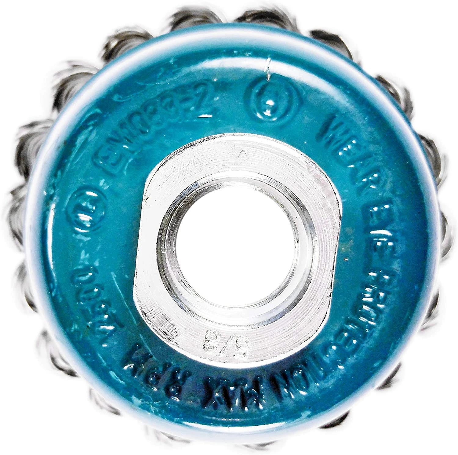 Makita 1 Piece - 3 Inch Knotted Wire Cup Brush For Grinders - Heavy-Duty Conditioning For Metal - 3" x 5/8-Inch | 11 UNC 4 Makita 1 Piece - 3 Inch Knotted Wire Cup Brush For Grinders - Heavy-Duty Conditioning For Metal - 3" x 5/8-Inch | 11 UNC - Image 4