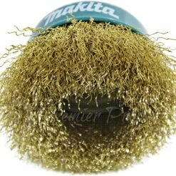 Makita 1 Piece - 3 Inch Brass Crimped Wire Cup Brush For Grinders - Spark-Free Conditioning For Metal - 5/8-Inch Arbor | 11 UNC -Deals Makita Tools Store 91CF5tF33IL. AC SL1500