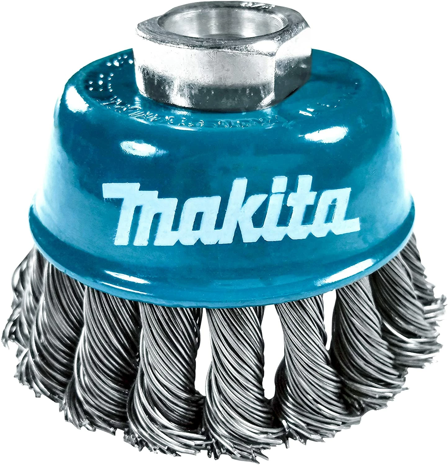 Makita 1 Piece - 3 Inch Knotted Wire Cup Brush For Grinders - Heavy-Duty Conditioning For Metal - 3" x 5/8-Inch | 11 UNC 1 Makita 1 Piece - 3 Inch Knotted Wire Cup Brush For Grinders - Heavy-Duty Conditioning For Metal - 3" x 5/8-Inch | 11 UNC
