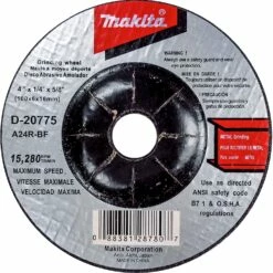 Makita 5 Pack - 4 Inch Grinding Wheel For 4" Grinders - Aggressive Grinding For Metal - 4" x 1/4" x 5/8" -Deals Makita Tools Store 91xrGRnAWxL. AC SL1500