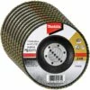Makita 10 Pack - 40 Grit Flap Disc For Grinders - Aggressive Conditioning For Metal, Stainless Steel