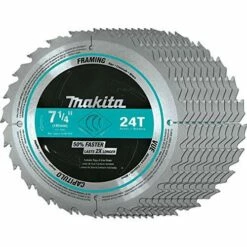 Makita A-94839-10 7-1/4" 24T Carbide-Tipped Circular Saw Blade, Framing, 10/Pk