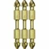 Makita B-39584 Impact Gold #2 (2-1/2") Phillips Double-Ended Power Bit, 3/Pk