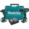 Makita XT248M 18V LXT Lithium-Ion Brushless Cordless Combo Kit, 2-Piece (Discontinued by Manufacturer)