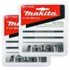 Makita 2 Pack 8 Pc - 3 1 4 Planer Blade Double Edge Set For Planers - Cutting For Hard Wood - 3-1/4" Tungsten Carbide |