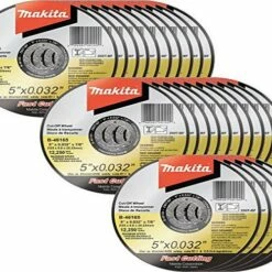 Makita B-46165-25 5" x .032" x 7/8" Ultra Thin Cut-Off Wheel (25 Pack), Stainless