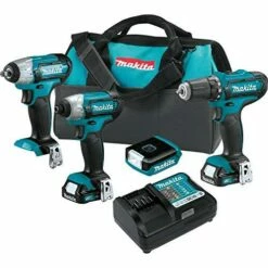 Makita CT410 12V Max CXT Lithium-Ion Cordless 4-Pc. Combo Kit (1.5Ah)