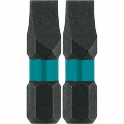 Makita A-96621 Impactx 8 Slotted 1â€³ Insert Bit, 2 Pack