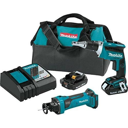 Makita XT255R 18V LXT Lithium-Ion COMPACT Cordless 2-Pc. Combo Kit (2.0Ah) 1 Makita XT255R 18V LXT Lithium-Ion COMPACT Cordless 2-Pc. Combo Kit (2.0Ah)