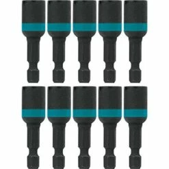 Makita A-97156 Impactx 5/16â€³ x 1-3/4â€³ Magnetic Nut Driver, 10 Pack, Bulk