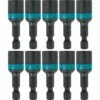 Makita A-97209 Impactx 3/8â€³ x 1-3/4â€³ Magnetic Nut Driver, 10 Pack, Bulk