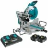 Makita XSL06PT 18V x2 LXT Lithium-Ion (36V) Brushless Cordless 10" Dual-Bevel Sliding Compound Miter Saw with Laser Kit