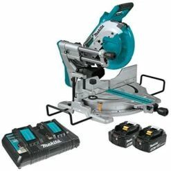 Makita XSL06PT 18V x2 LXT Lithium-Ion (36V) Brushless Cordless 10" Dual-Bevel Sliding Compound Miter Saw with Laser Kit