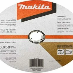 Makita B-12675 9" x .075" x 7/8" INOX Thin Cut-Off Wheel, 60 Grit