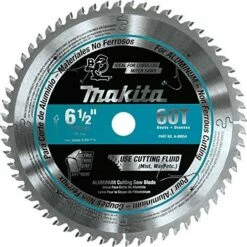 Makita A-99954 6-1/2" 60T Ct Ultrathin Kerf Saw Blade, Aluminum