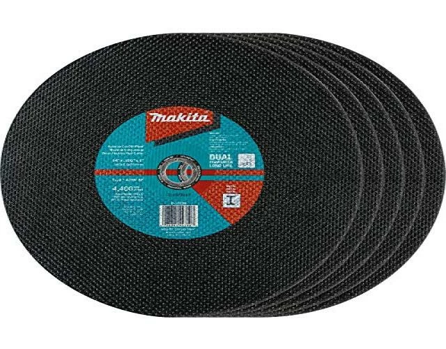 Makita B-57598-5 14" x 1" x 3/32" Abrasive Cut-Off Wheel, 5/Pk 1 Makita B-57598-5 14" x 1" x 3/32" Abrasive Cut-Off Wheel, 5/Pk