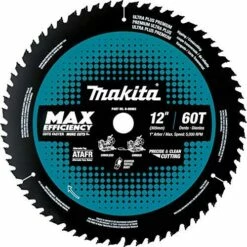 Makita B-66983 12" 60T Carbide-Tipped Max Efficiency Miter Saw Blade
