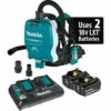 Makita XCV10PTX 18V X2 LXT Lithium-Ion (36V) Brushless Cordless 1/2 Gallon HEPA Filter Backpack Dry Dust Extractor Kit, AWS