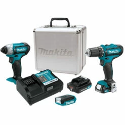 Makita 12V max CXT(TM) Lithium?Ion Cordless 3?Pc. Combo Kit (2.0Ah)