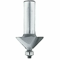 makita 733124-4a 45 degree chamfering 2 cutting flutes, 1/4-inch shank carbide tip router bit