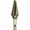 makita 711493-a high speed steel step drill bit, 1/4-to-3/4-inch