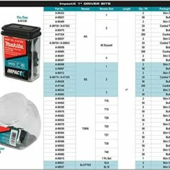 makita a-96528 impactx 2 square recess 1? insert bit, 50 pack, bulk -Deals Makita Tools Store RNAB0711VJZXC L3