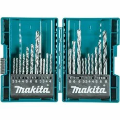 makita b-44884 21 pc. assorted metric drill bit set