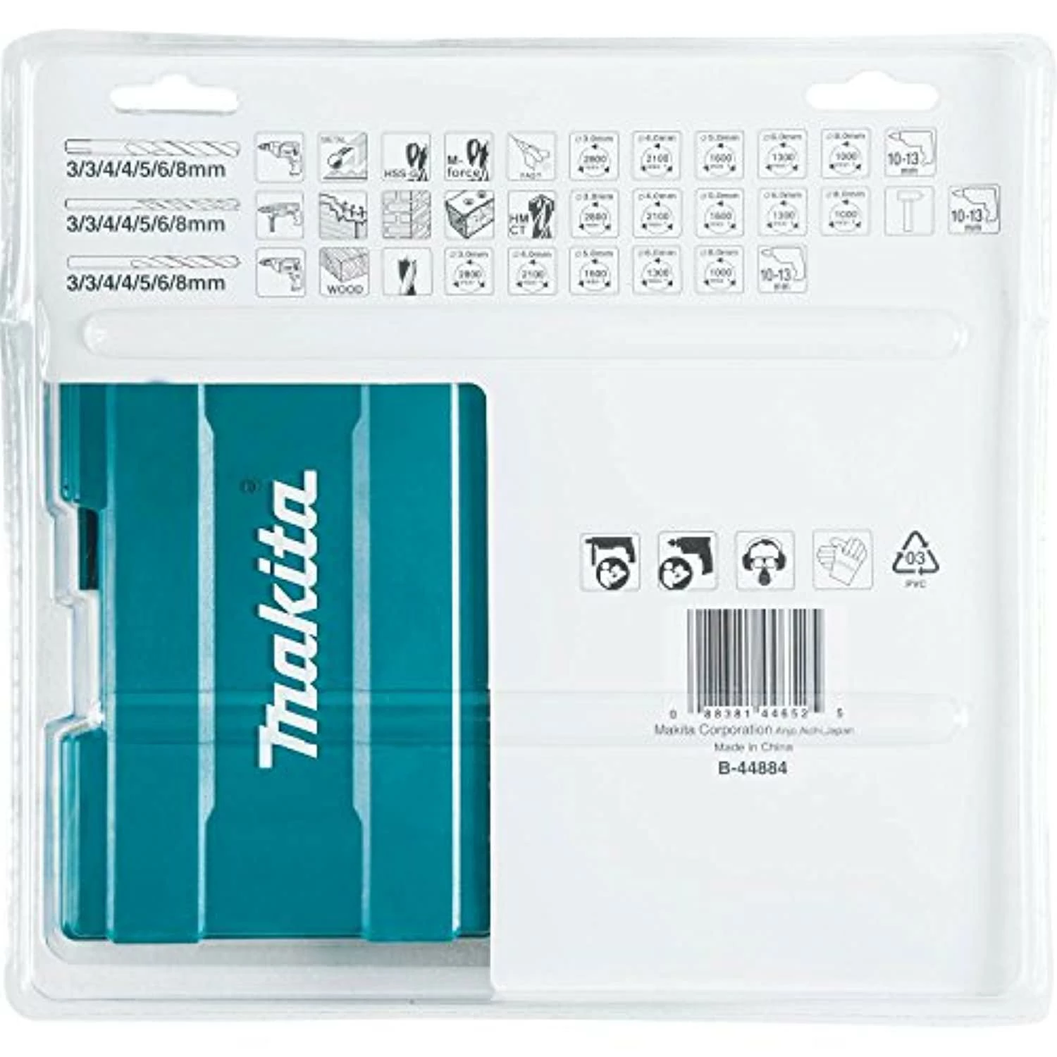 makita b-44884 21 pc. assorted metric drill bit set 3 makita b-44884 21 pc. assorted metric drill bit set - Image 3