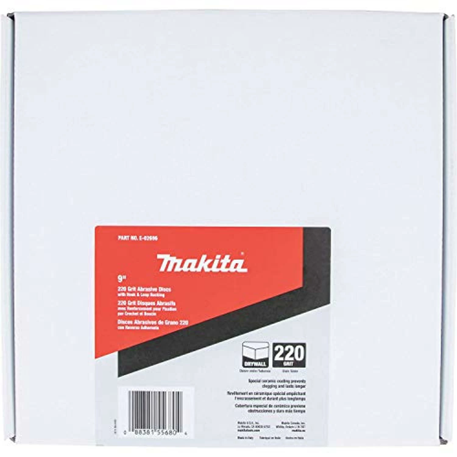 makita e-02696 9" drywall sanding disc, hook & loop, 220 grit, 25/pk 3 makita e-02696 9" drywall sanding disc, hook & loop, 220 grit, 25/pk - Image 3