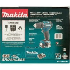 Makita FD07R1 12V max CXT Lithium-Ion Brushless 3/8 in. Cordless Drill Driver Kit (2 Ah) -Deals Makita Tools Store prod 25306895134