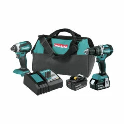 Makita XT269M 18V LXT Brushless Lithium-Ion 2-Tool Cordless Combo Kit (4 Ah)